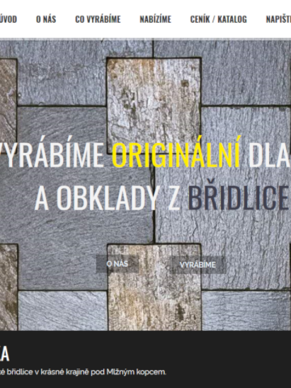 Břidlice Černín