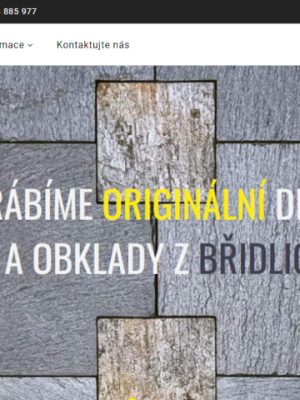 E-shop Břidlice Černín